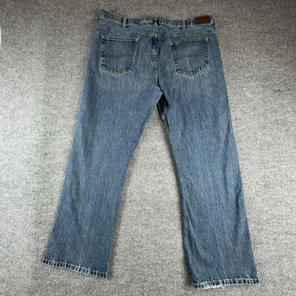 VTG Lee Dungarees Jeans Mens 42x32 Blue h Relaxed Fit Bootcut Denim Pants
